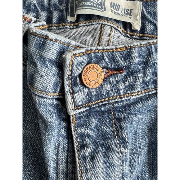 Signature Levi's Jeans Womens 12L (29X31) Blue Mid-Rise Bootcut Denim Misses - Picture 7 of 11